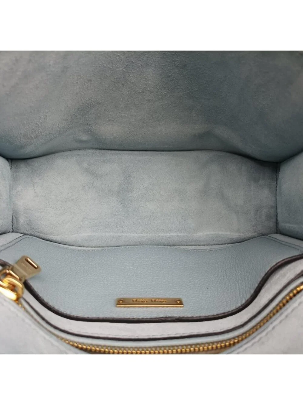 Miu Miu Blue Multicolor Leather Shoulder Bag